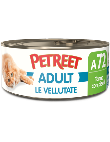 PETREET Vellutate Gatto Adulto Tonno con Piselli 70Grwww.ronnypet.it/shop