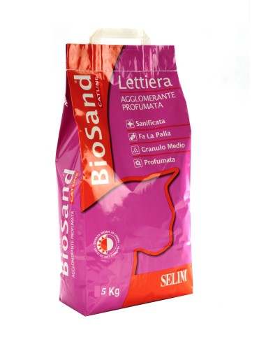 Lettiera Biosand Agglomerante profumata Per Gatto da 5 kg - ronnypet.it