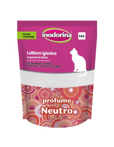 Lettiera Al Silicio Per Gatto Inodorina Profumo Neutro 16L - ronnypet.it