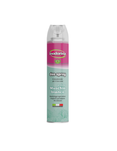 Inodorina Deo Spray Deodorante muschio bianco - ronnypet.it