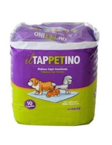 EUROFIL Tappetini Igienici Assorbenti per Cani e Gatti Animali Domestici - Il Tappetino Traverse 60x60 - 10 traversine - ronn...