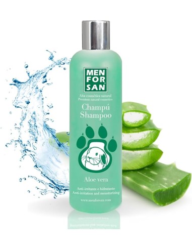 Menforsan Shampoo All'aloe Vera per Roditori, Conigli e Furetti 300 ml, per Pelli Sensibili e Irritate - ronnypet.it