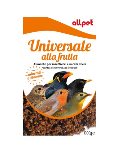 Pastoncino universale alla frutta per insettivori e uccelli liberi – Allpet - ronnypet.it