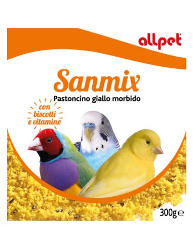 Pastoncino giallo morbido per uccelli granivori – Sanmix Allpet - ronnypet.it