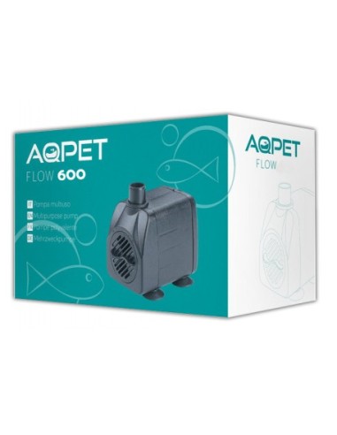 AQPET FLOW 600 POMPA PER ACQUARI 600LT/H-www.ronnypet.it/shop