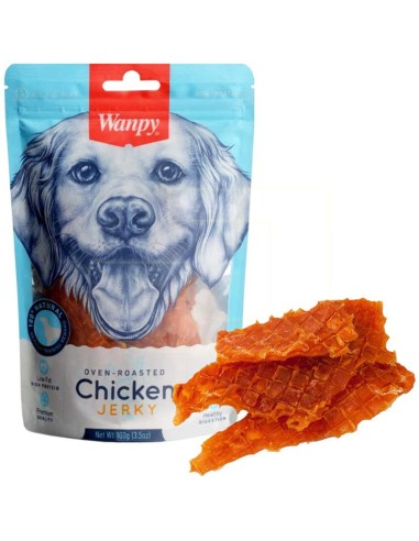 Strisce di pollo essiccato Wanpy - ronnypet.it