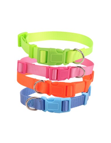 collare nylon cane FLUO - ronnypet.it