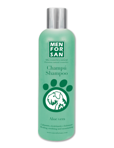 Shampoo Per Cane Calmante Cicatrizzante all'Aloe Vera 300ml - ronnypet.it