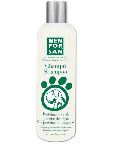 Shampoo Per Cane Proteine della Seta ed Olio di Argan 300ml - ronnypet.it