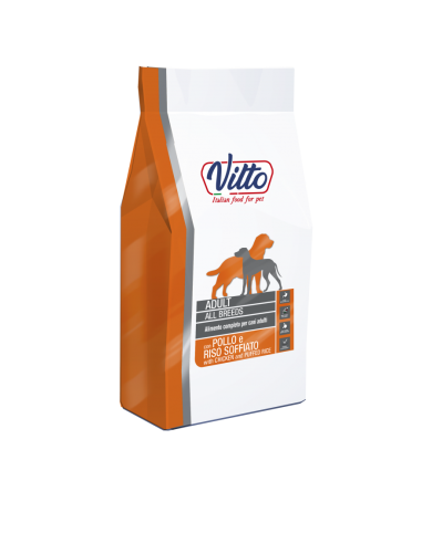 Crocchette per cani adulti Vitto Mantenimento Pollo E Riso 12,5Kg - ronnypet.it