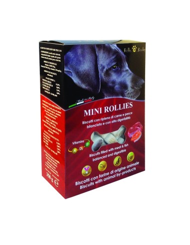 Rolls Rocky Biscotti per Cani MINI ROLLIES 300Gr - ronnypet.it