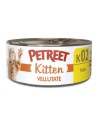 PETREET Vellutate kitten Pollo Per Gatti Cuccioli 60 gr - ronnypet.it